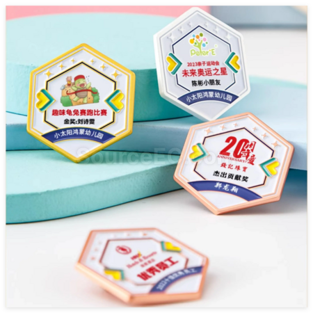 Customization Metal Badges And Medals Corporate Gifts
