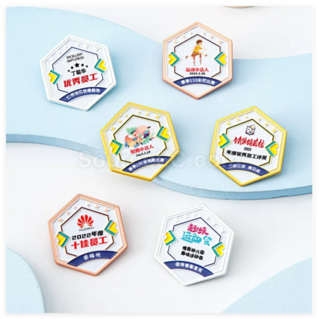 Customization Metal Badges And Medals Corporate Gifts