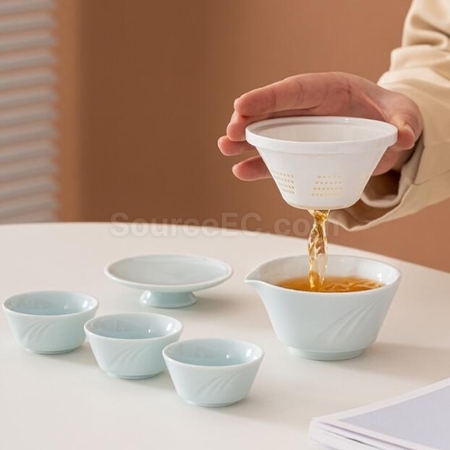 Customization Portable Travel Kung Fu Tea Set Corporate Gifts