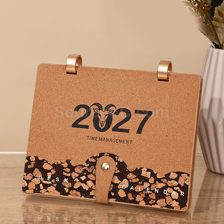 Customization Cork Desk Calendar Corporate Gifts
