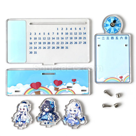 Customization Acrylic Sliding Perpetual Calendar Corporate Gifts