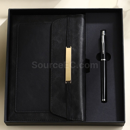 Customization A5 Strap Notebook Set Corporate Gifts