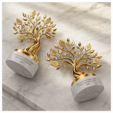 Customization Creative Tree-Shaped Souvenir Trophy Corporate Gifts
