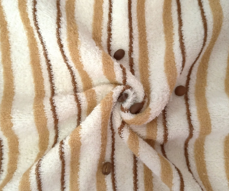 Customization 【Taiwan-made】Coffee Yarn Striped Towel Corporate Gifts