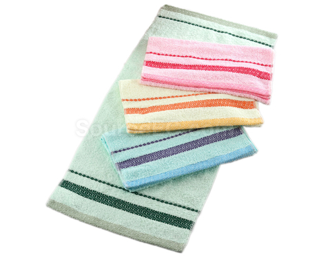 Customization 【Taiwan-made】Honeycomb Satin Stripe Towel Corporate Gifts
