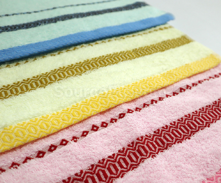 Customization 【Taiwan-made】Honeycomb Satin Stripe Towel Corporate Gifts