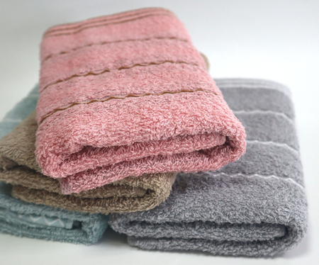 Customization 【Taiwan-made】Wave Satin Stripe Coffee Yarn Towel Corporate Gifts