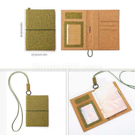 Customization Tea Residue Passport Holder Corporate Gifts
