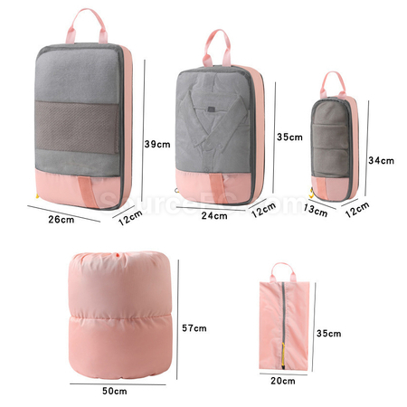 Customization Travel Compression Packing Cubes Set (6 PCS) Corporate Gifts