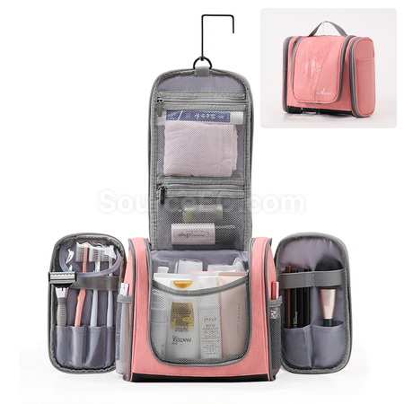 Travel Hanging Toiletry Bag PU Waterproof