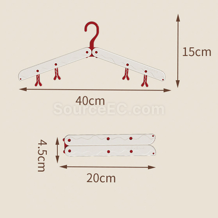 Customization Portable Travel Folding Hanger Corporate Gifts