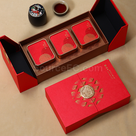 Customization Double-door Tea Gift Box Set Corporate Gifts