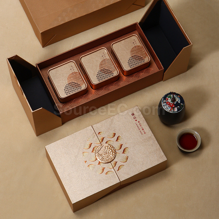 Customization Double-door Tea Gift Box Set Corporate Gifts