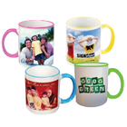 400ML Rim Handle Colour Coating Mug