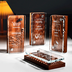 Wood Crystal Trophy