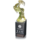 Colored Glaze Crystal Trophies