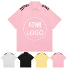 Striped Zippered Polo Shirt