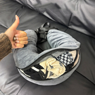 U-shaped pillow for stuffing clothes