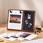 Magnetic Solid Wood Desk Calendar 
