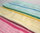 【Taiwan-made】Yarn-dyed Satin Stripe Towel